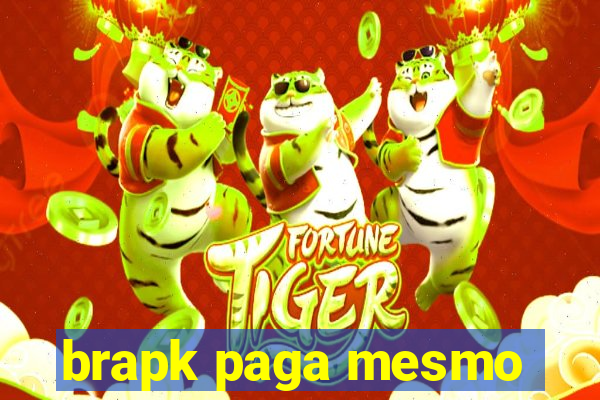 brapk paga mesmo